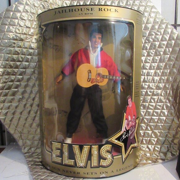 3 - 12" Elvis Presley, Collectable dolls, Vintage, 1993, TCB - Picture 8 of 16